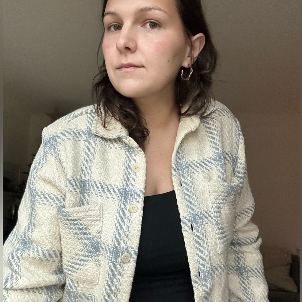 Unisex shirt jacket